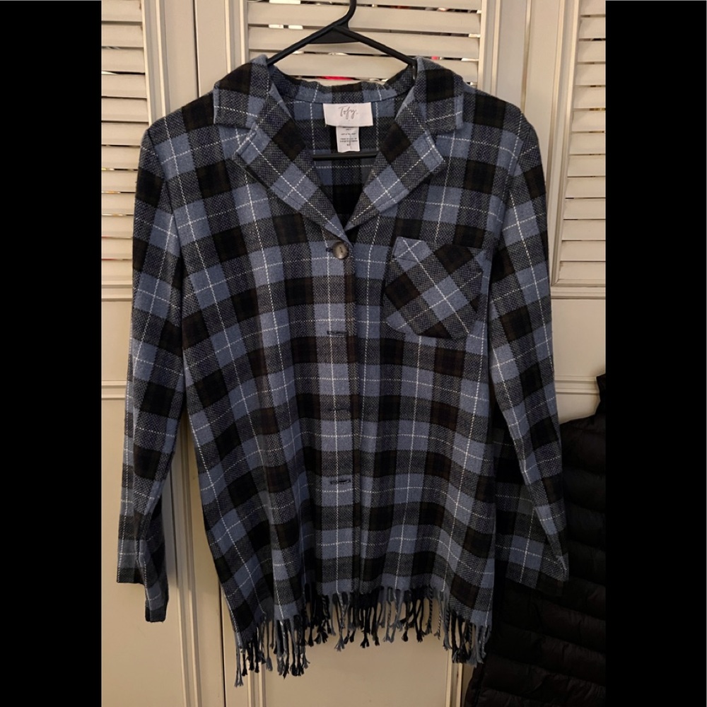 Vintage check jacket and pajama